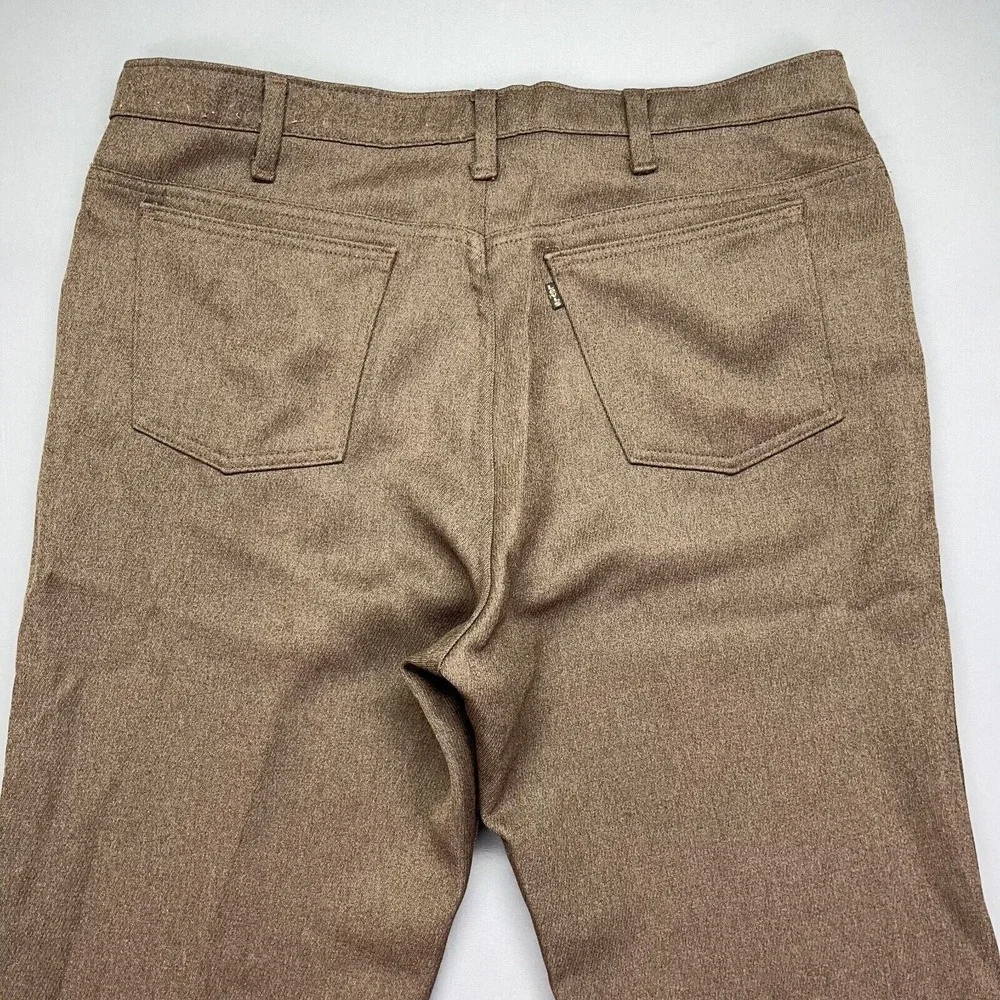 Levi's Vintage‎ 90s Black/Gold Tab Pants/Slacks Brown Fits 38